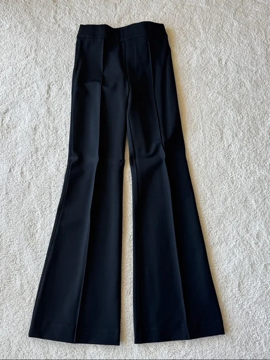 Spanx High-Waist Black Flared Dress Pants - Picture 2 of 9